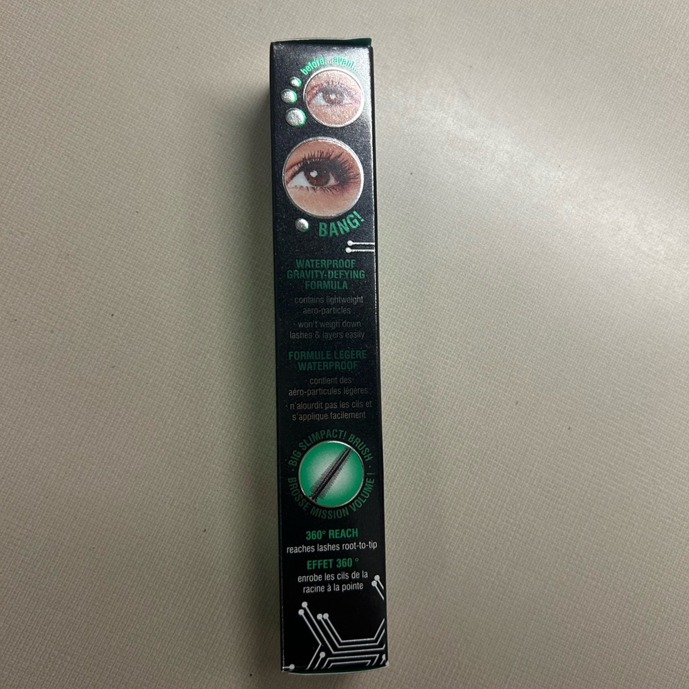 Benefit Mascara - Bad Gal Bang Waterproof in Intense Pitch Black NWT - Picture 5 of 6